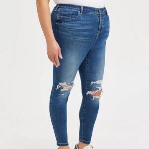 Torrid Super Soft Midfit Medium Wash Skinny Jean 20R